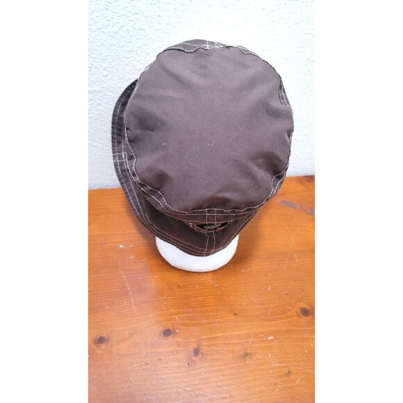 Prana Reversible Brown & Yellow Bucket Hat Size M - Picture 3 of 6